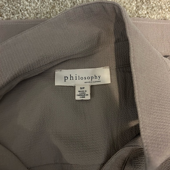 Philosophy flutter sleeve button down - Picture 6 of 6